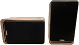 Roxel RBS 300 Passive Bookshelf Speaker Oak Wood 4in Carbon Fibre Woofer 1in view 7