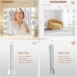 FENCHILIN Hollywood Vanity Mirror with Lights, 15 Bulbs, 3 Modes, USB Port view 6