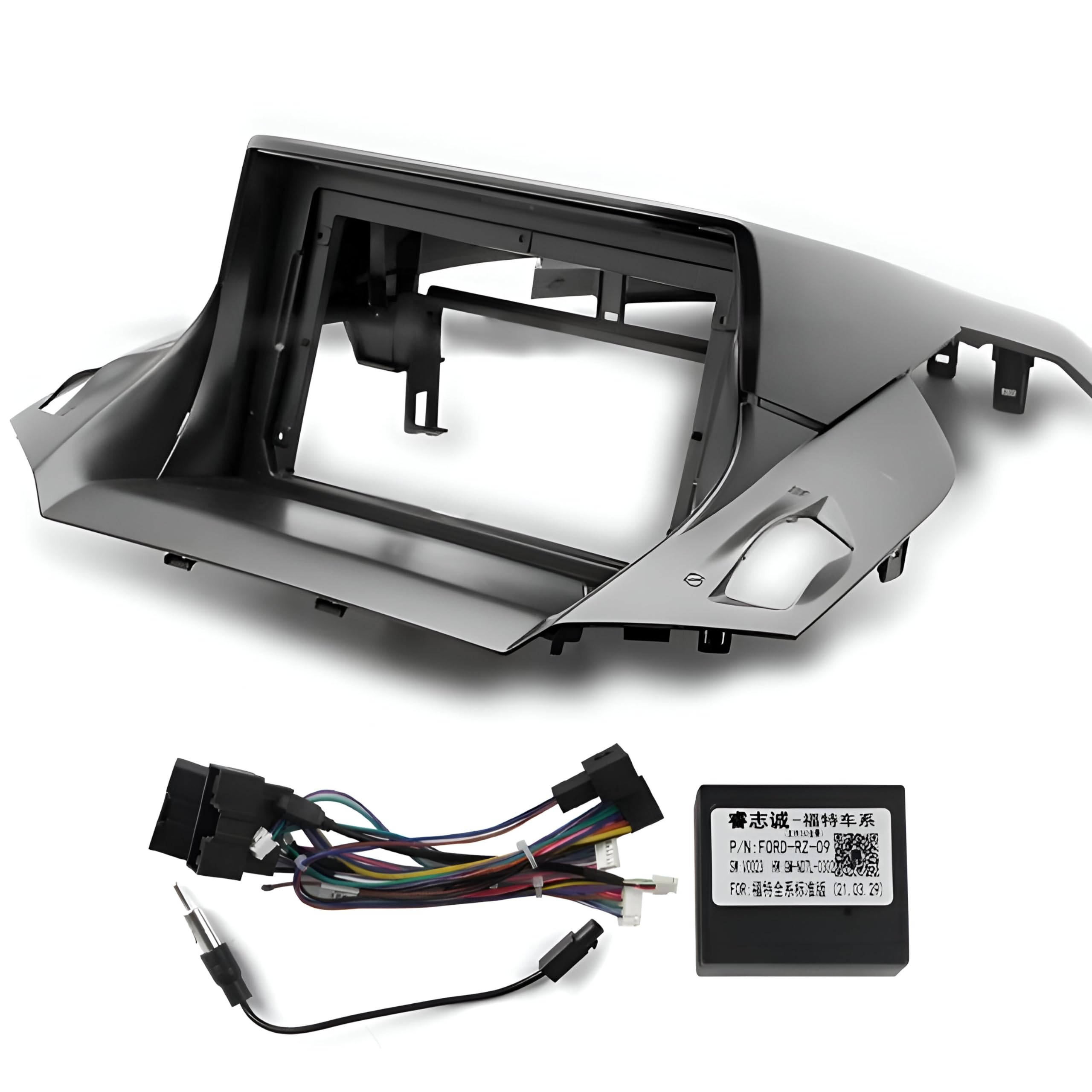 Sound-way - 9" inch dash car stereo facia radio adapter compatible with Ford C-max/Kuga/Escape - KA22-687