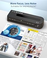 MAXDONE A4 Laminator 9in 4 in 1 with 30 Pouches Paper Cutter Corner Rounder view 9