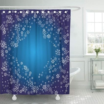 Amazon Com Emvency Fabric Shower Curtain Curtains With Hooks