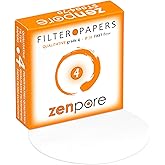 Filter Paper 7 cm Lab Qualitative Filter Paper for Chemistry, Standard Qualitative Grade 4-Fast Flow 70mm(100 Discs)