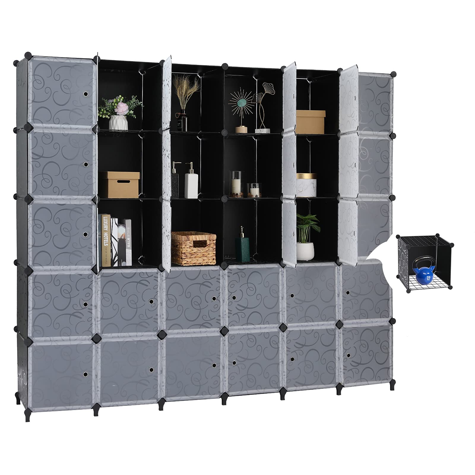 VINGLI Portable Storage Cubes14 x14 Cube (30 Cubes)More Stable (add