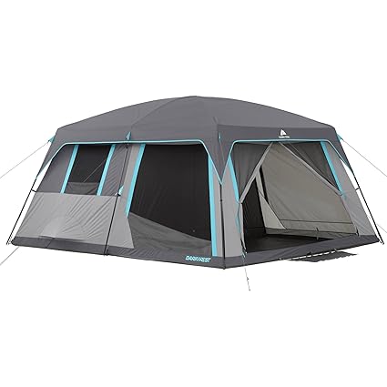 Amazon Com Camp In Style And Comfort Roomy 2 Room Layout Gray