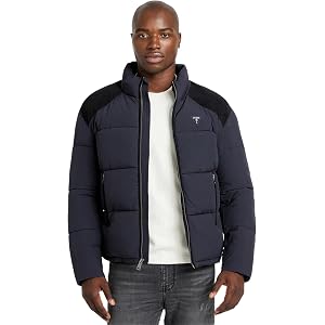 GUESS Men's New Larry Blocking Heavy Puffa Jacket