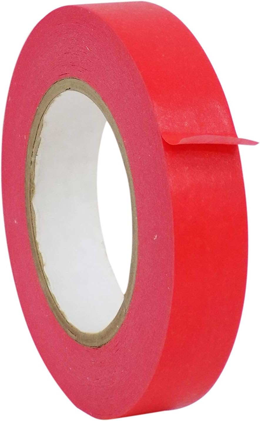 WOD MTC5 General Purpose Red Masking Tape, 1 inch X 60 yds