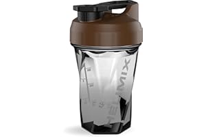 HELIMIX 1.5 Vortex Blender Shaker Bottle Holds Upto 20oz | No Blending Ball or Whisk | USA Made | Portable Pre Workout Whey P
