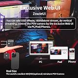 zowietek 4K NDI HX3 POV Box Camera PoE SDI HDMI UVC RTSP RTMP SRT M12 Lens view 5