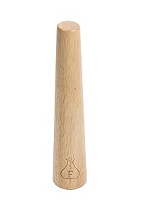 Sauer Stick - Solid Hevea Wood Vegetable Pounder and Tamper For Mason Jar Fermentation, Kimchi, Sauerkraut - Fits Ball, Kerr, Bernardin Canning Jars as well as Fido Jars and Ceramic Crocks