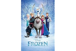 POSTER STOP ONLINE Disney's Frozen - Movie Poster/Print (Regular Style - The Cast) (Size 24" x 36") (Poster & Poster Strip Set)