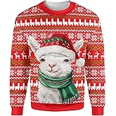 ACEPrints Funny Ugly Christmas Sweatshirts for Men Women for Men Women Polyester Sweatshirt