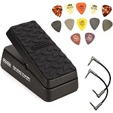 Dunlop DVP4 Volume X Mini Pedal Bundle with 2 Patch Cables and Dunlop PVP101 Pick Pack