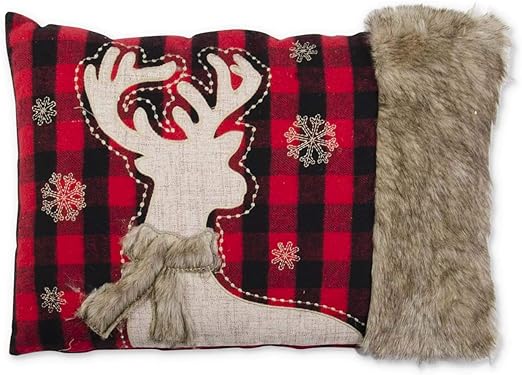 Amazon Com K K Interiors 54002a 17 Inch Flannel Buffalo Plaid