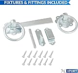 XFORT Zinc Ring Gate Latch Garden Door Catch Auto Gate Ring Latch view 2