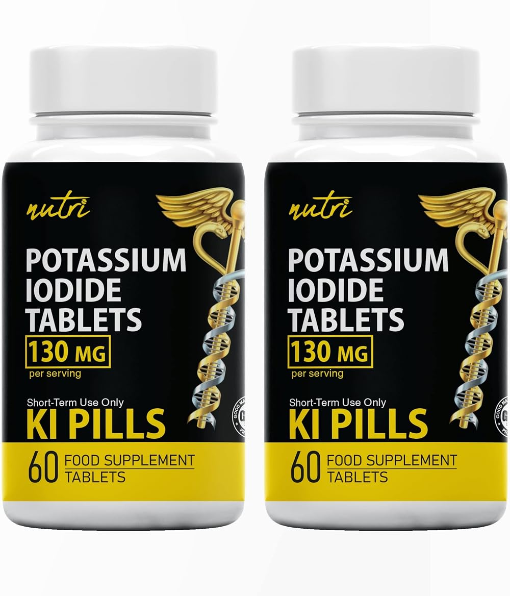 Nature's Fusions Potassium Iodide Tablets 130 mg Pack of 2 (120 tabs)