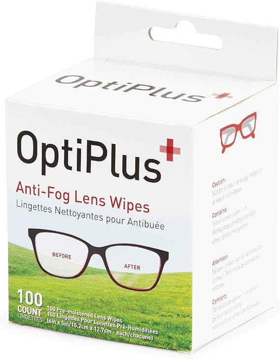 OptiPlus Anti Fog Lens Wipes Amazon.ca Health & Personal Care