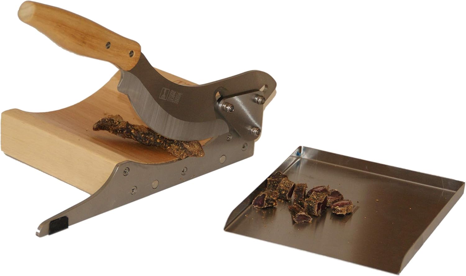 Radiused Biltong Slicer with Detachable Tray