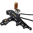 Trophy Ridge Precise Bow Archery Release - 4-Finger Design for Full Drawing Power, Torque-Free 360° Rotation, Smooth Release, Adjustable Thumb Trigger and Caliper Tension, Sling Wrist Strap Included