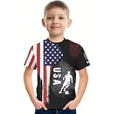 REVENEVER Kids Soccer Jersey for Boys Girls Football Training Shirt Uniform Sport Casual T Shirt for Soccer Fans