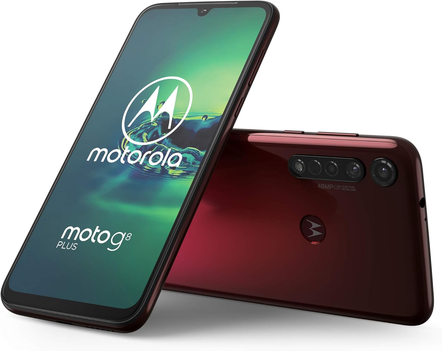Moto G8+ Plus | Unlocked | International GSM only | 4/64GB | 25MP Camera | 2019 | Blue