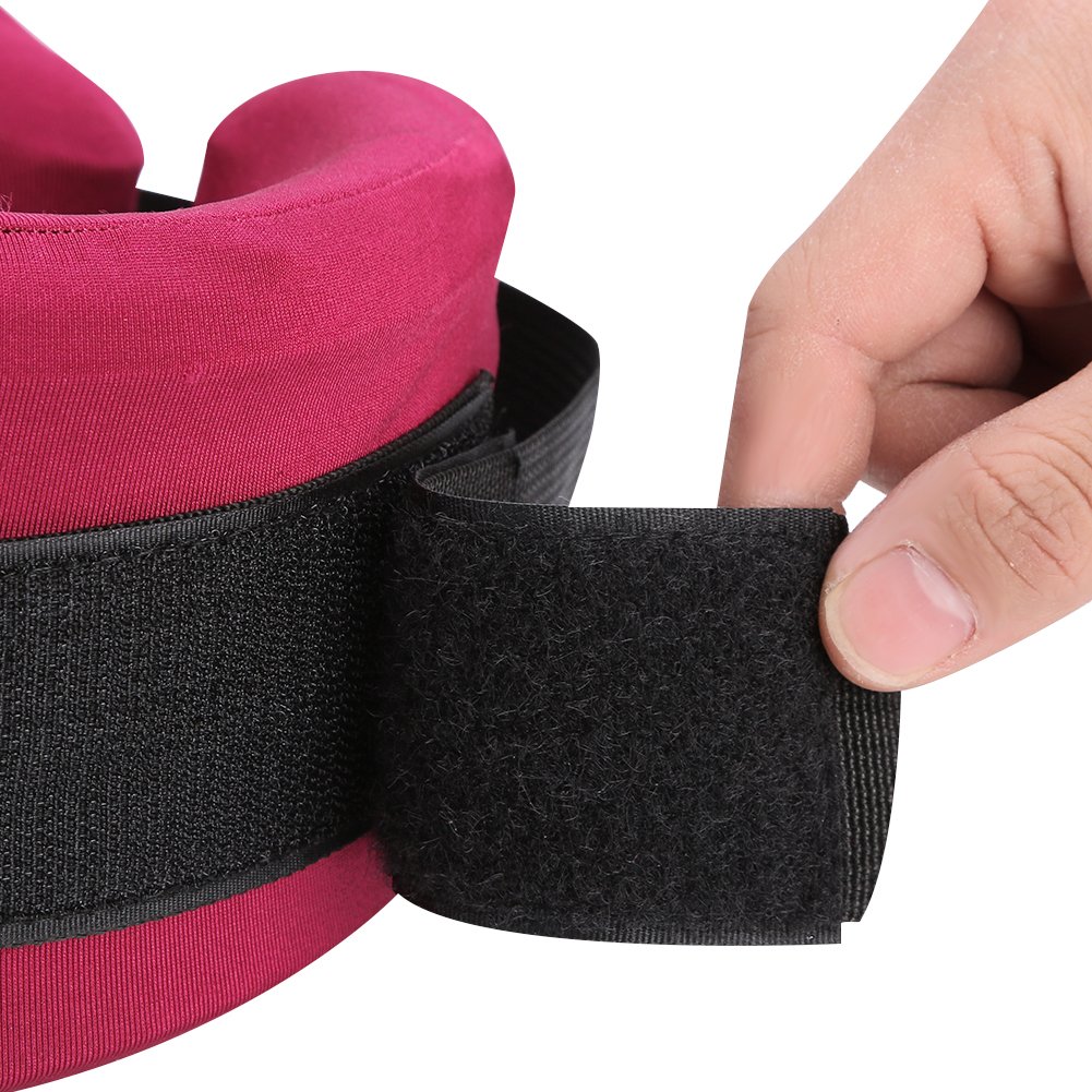 Qkiss wsparcie szyi kołnierza szyjnego, nadmuchiwany masażer ...