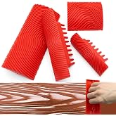 LUTQ Wood Grain Tool - Natural Woodgrain Maker for Decorative Painting Premium Wood Graining Tool Set Enhance Your DIY Projects with Wood Grain Patterns