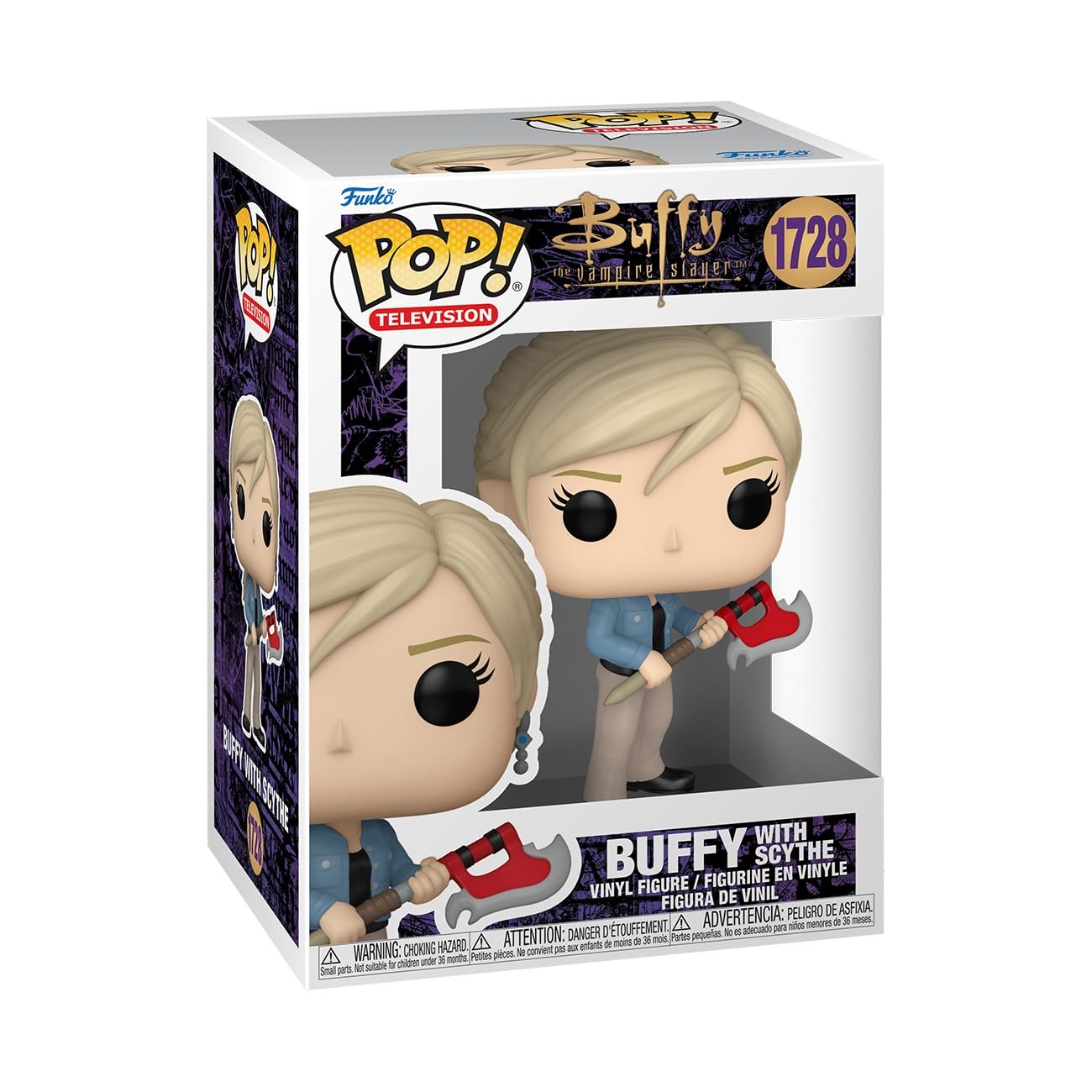 Funko Pop! TV: Buffy Summers the Vampire Slayer - Buffy Summers With Scythe - Buffy the Vampire Slayer - Collectable Vinyl Figure - Gift Idea - Official Merchandise - Toys for Kids & Adults