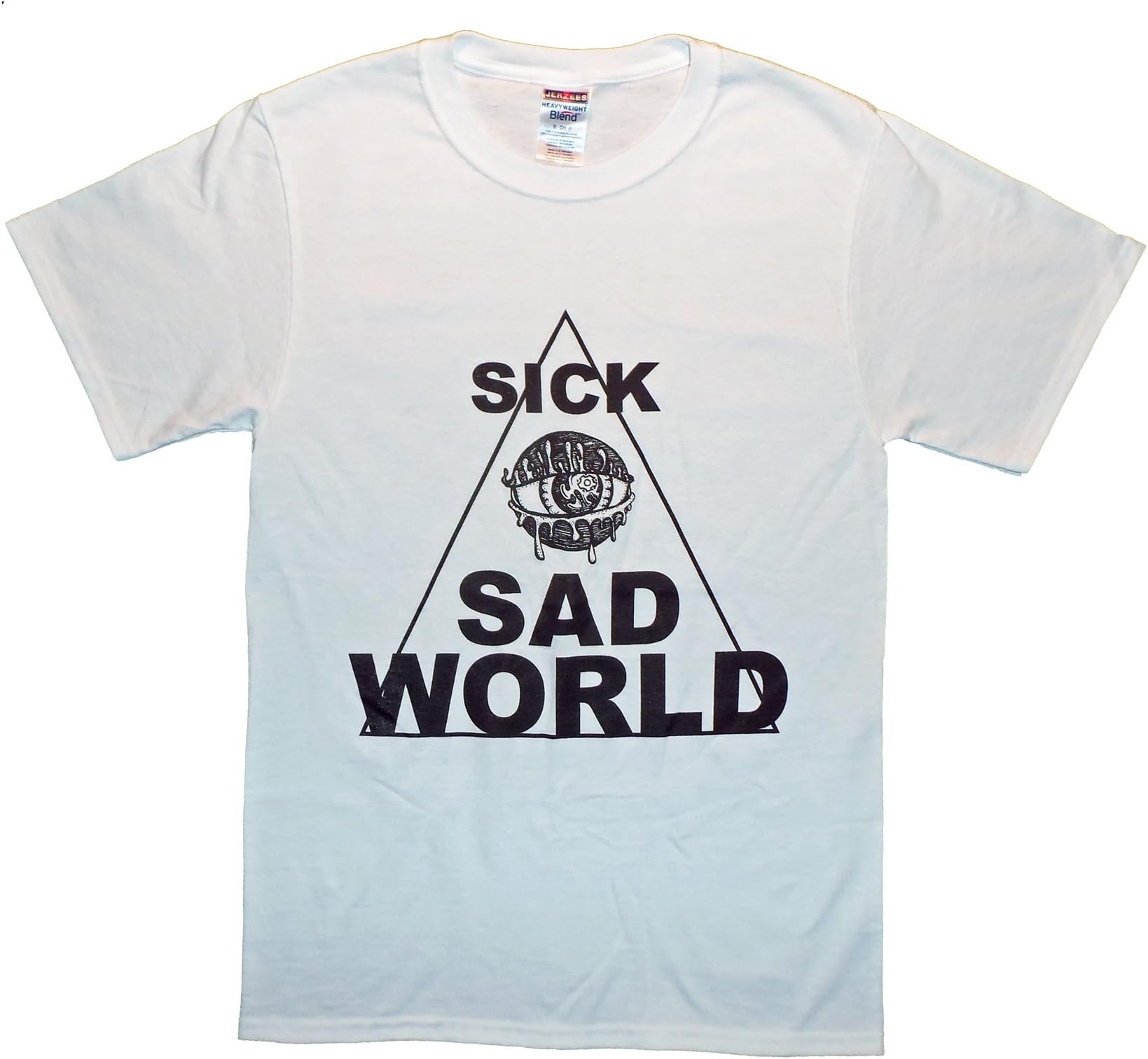 MTV Daria Cartoon Sick Sad World Logo All-Seeing Eye T-Shirt TV Novelty Nerd Tee