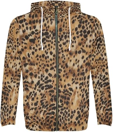 cheetah print hoodie