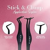 Lola's Lashes Soft Definition 3 Row Starter Kit Pre-glued Lashes 10-14mm view 7
