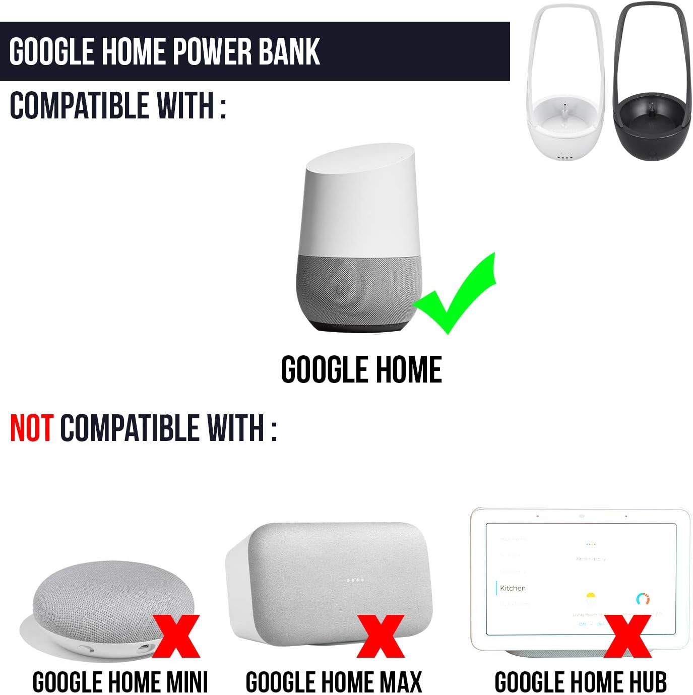 google home hub battery base
