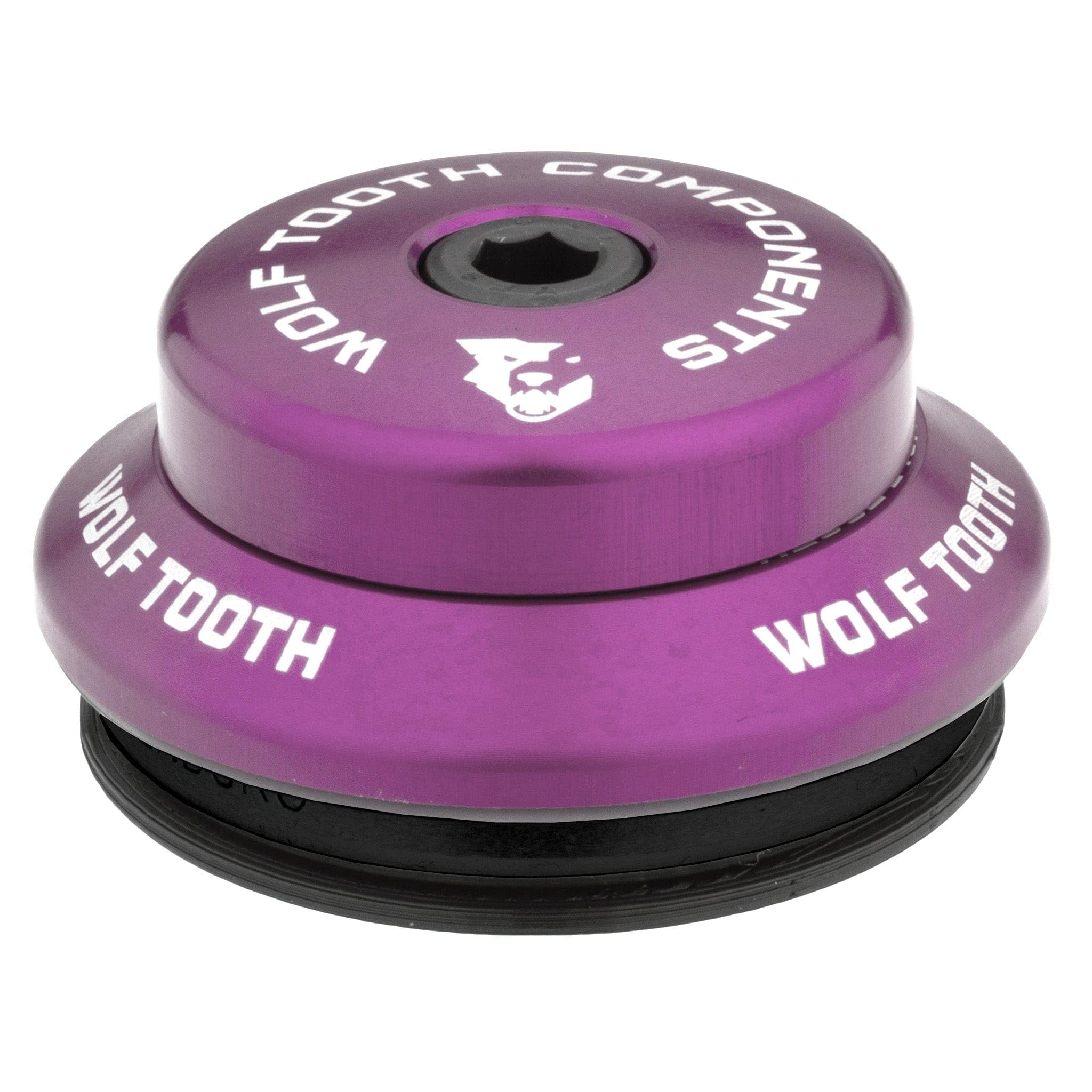 Wolf Tooth Performance IS41/28.6 Upper Headset 7mm Stack Purple | Lightweight Aluminium Headset Stainless Steel Bearings Wide Colour Range