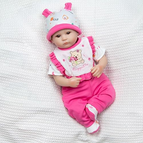 Reborn Baby Doll Clothes Pieces Set Girl's Outfit for 16-18