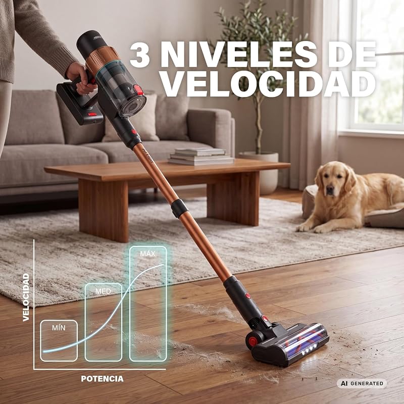 Aspirador sem fios, 150 watts de ar, autonomia: 50 min, 339525