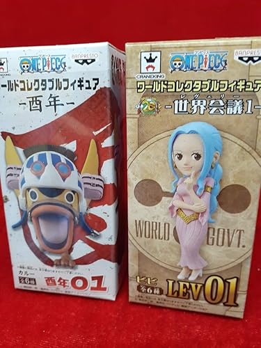 Amazon ワンピース ワールドコレクタブルフィギュア 酉年 カルー 世界会議１ ビビ 2種まとめ ワーコレ ｗｃｆ フィギュア ドール 通販