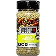 Weber Garlic Parmesan Seasoning, 6.6 Ounce Shaker