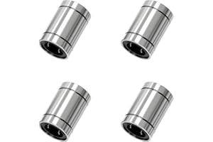 Skweawert 4pcs LM16UU Linear Ball Bearings Inner Diameter 16mm Outer Diameter 28mm 37mm Length with Double-Sided Rubber Seal 
