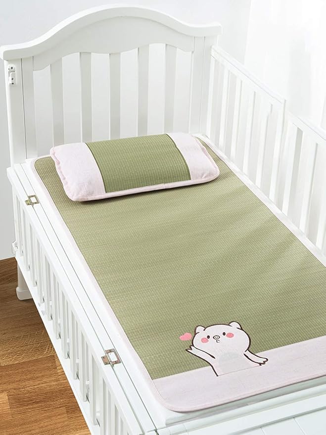 Summer Sleeping Mat Bamboo, Newborn Baby Child Kindergarten Twopiece