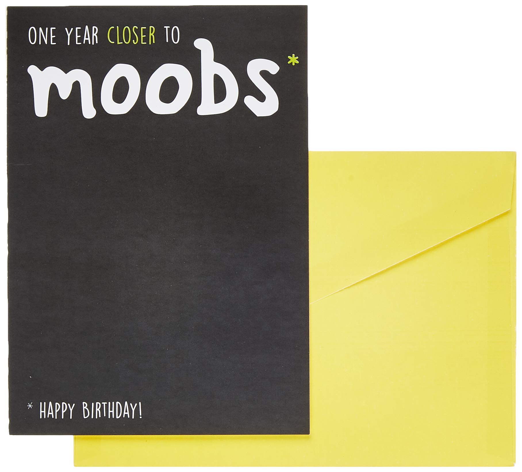 Moobs, Birthday, Greetings Card, 124x176mm
