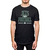Hybrid Sports NFL - New York Jets - Football Arch - Men's and Women's Short Sleeve T-Shirt - Size Small New York Jets - Black