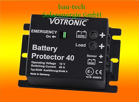 Votronic Battery Protector 40 - 12V Batteriewächter / Batterie, Akku Überwachung von bau-tech Solarenergie GmbH