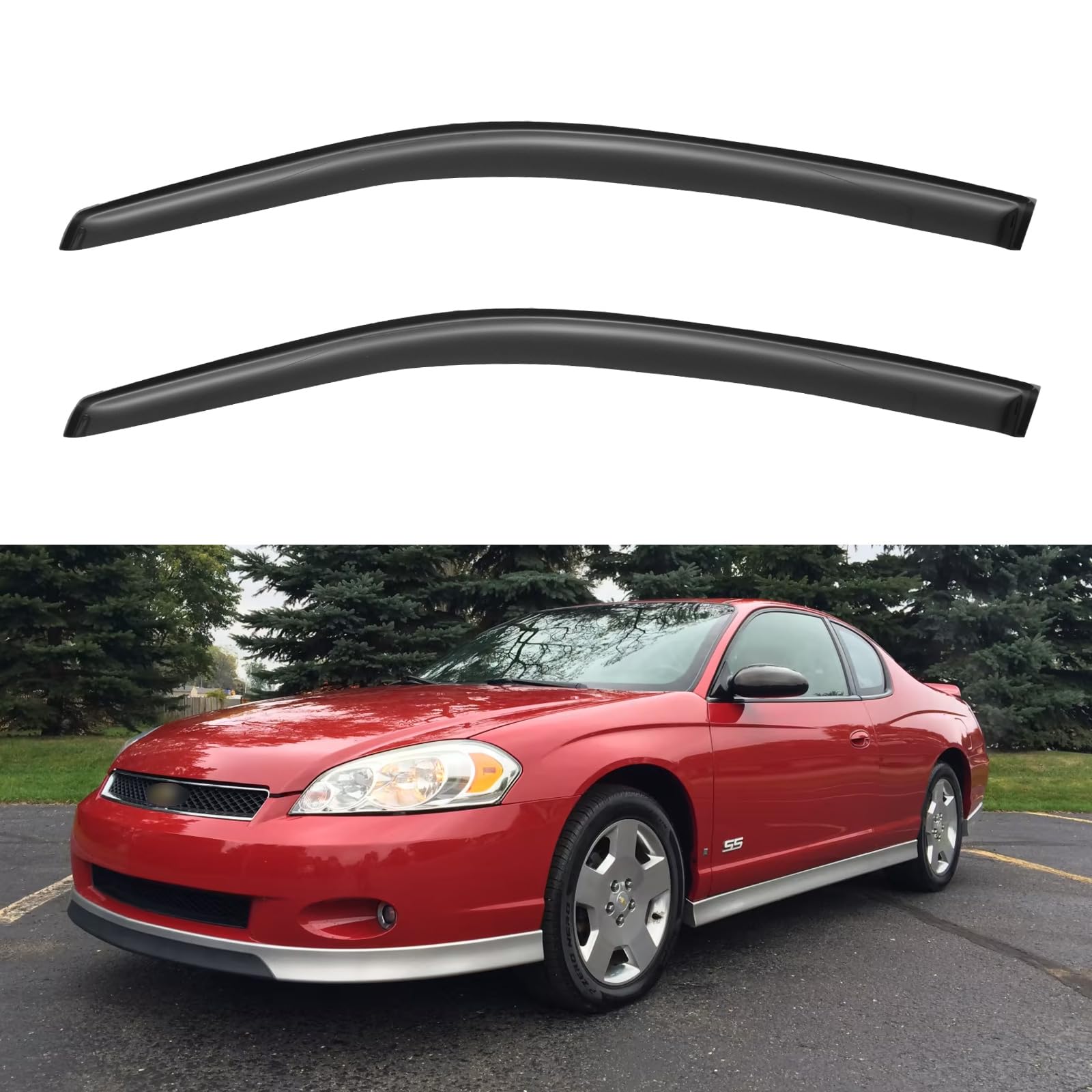 Window Visors Rain Guards Shield for 2000-2007