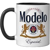 Modelo Especial Can Label Ceramic Mug, Black/White, 11oz