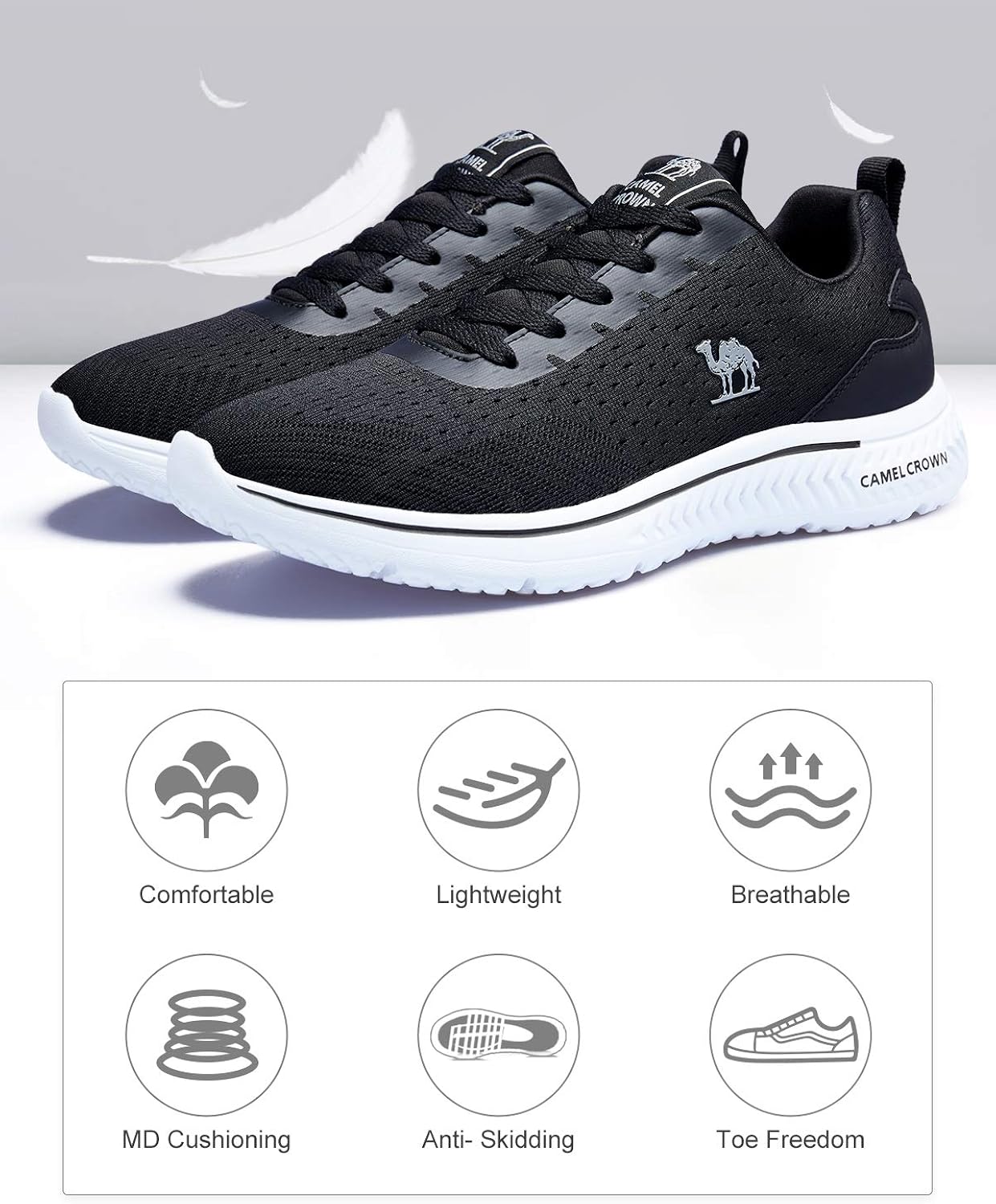 Camel Crown Men S Running Shoes Tennis Shoes Fashion Sneaker Lightweight Athletic Casual Sport Workout Walking Jogging Footwear Fashion Sneakers Amazon Com
