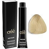 Cree Professional Permanent Hair Color, 100ml - 3.4 fl.oz. (Ultra Irisee Super Lightener - 902S)