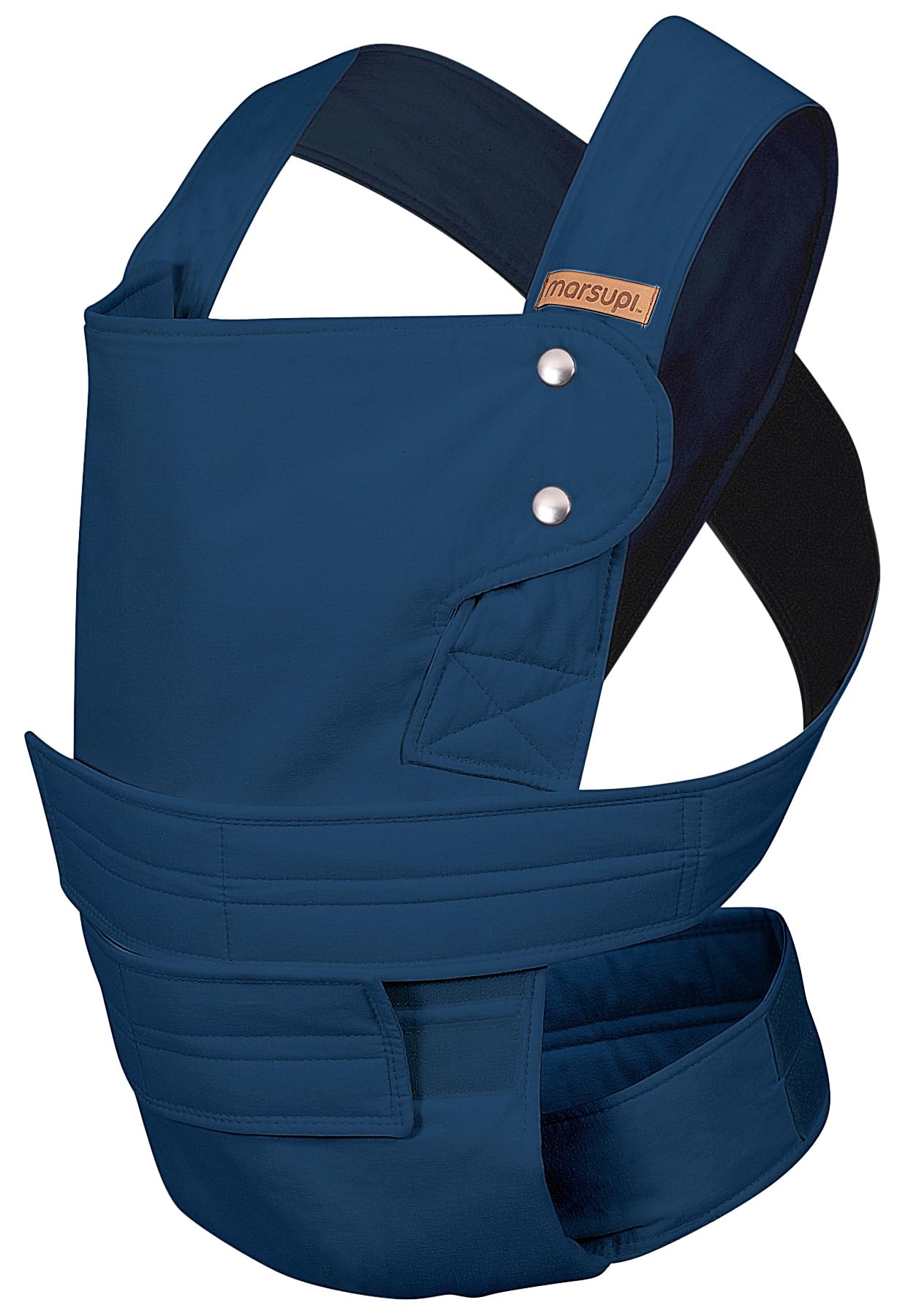 marsupi Baby Carrier for Newborns from Birth up to 15 kg - Lightweight and Compact Carrier with Strong and Easy Velcro Fastening System-Ocean L
