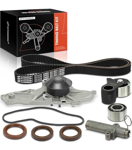 ECCPP Timing Belt Kit With Water Pump – Compatible For Honda Accord, Odyssey, Pilot & Acura CL, MDX, TL (V6 3.0L-3.5L Models 1998-2004)