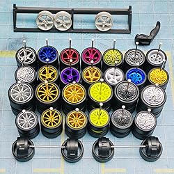 WAVEIST 1/64 Wheels Smooth Tire Skin and Detachable