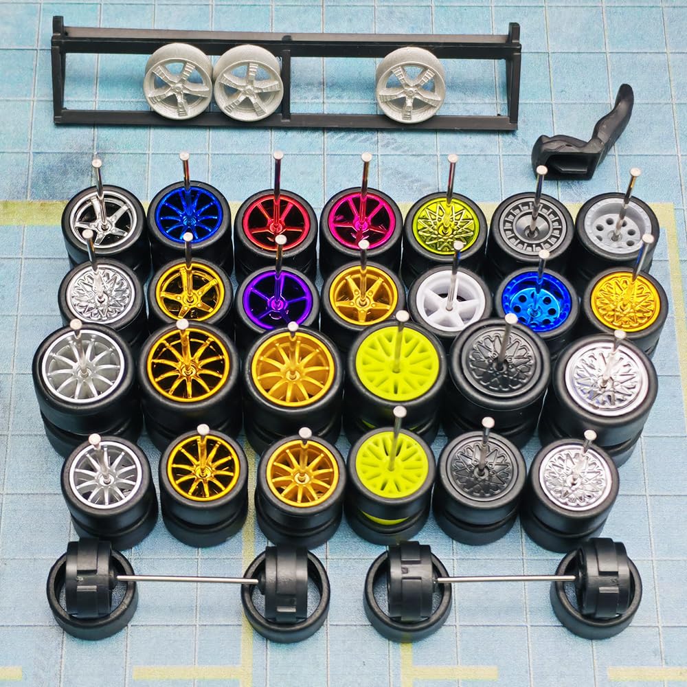 WAVEIST 1/64 Wheels Smooth Tire Skin and Detachable