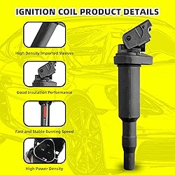MOAUTO Set of 4 Ignition Coils Pack UF667 65830571